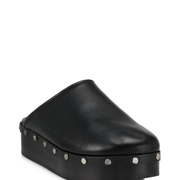 Co. Mule Leather Studded Slides Retail: $795 - Picture 2 of 9
